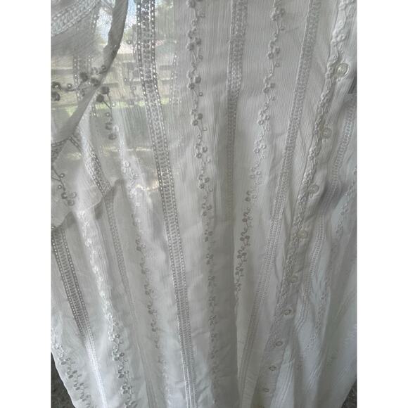 Modcloth Sheer Joy Embroidered Mini Dress NWT 3X - Picture 5 of 8